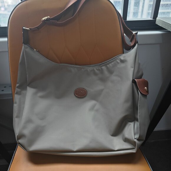 Longchamp Grey Women's Crossbody Bag - Picture 1 of 7